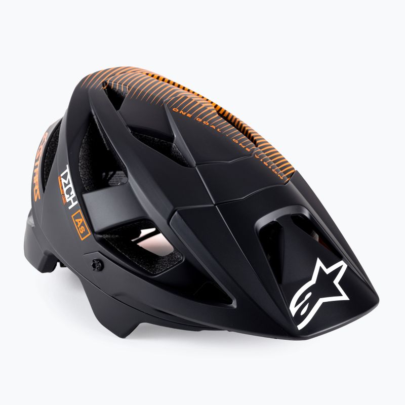 Casco da bici Alpinestars Vector Pro A2 ebano/tangerino opaco