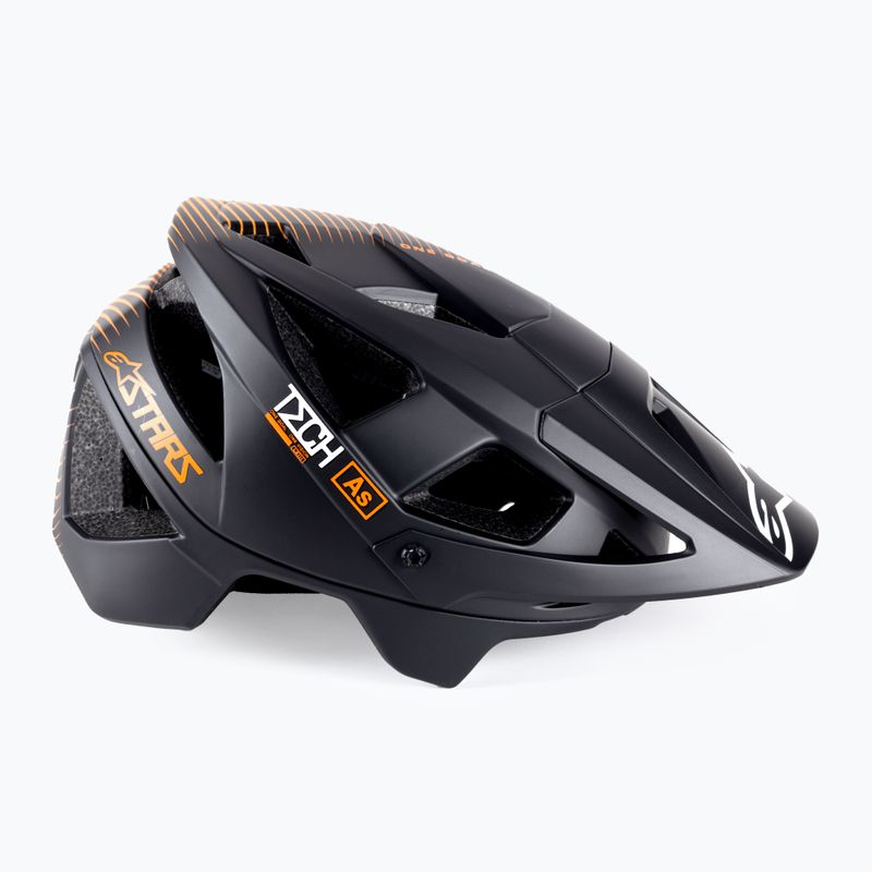 Casco da bici Alpinestars Vector Pro A2 ebano/tangerino opaco 3