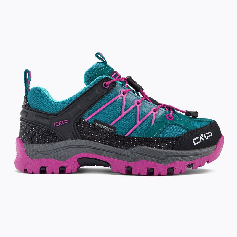 Stivali da trekking CMP da bambino Rigel Low Wp blu 3Q54554/24EL 2