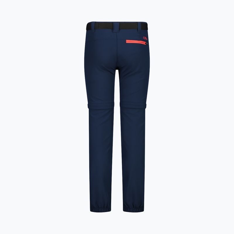 Pantaloni da trekking da bambino CMP Zip Off blu navy 3T51445/00ML 2