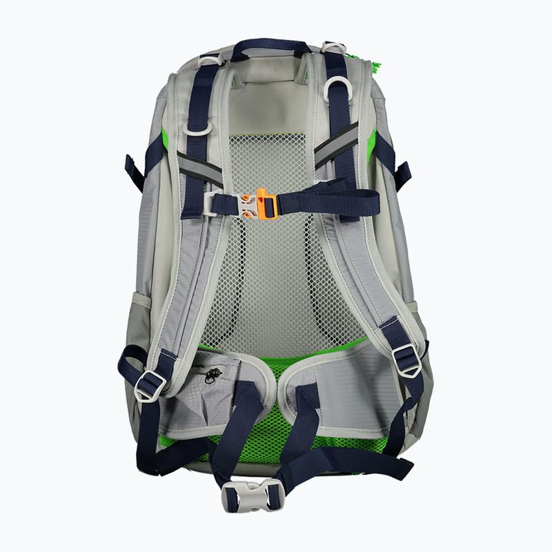 Zaino da trekking da uomo CMP Katana 22 l grigio / verde fluo 2