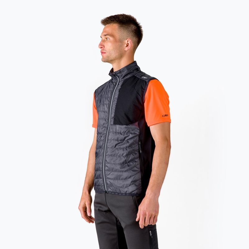 Gilet ibrido da uomo CMP grigio 32Z6497/U423