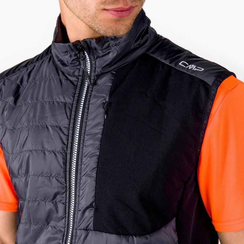 Gilet ibrido da uomo CMP grigio 32Z6497/U423 4