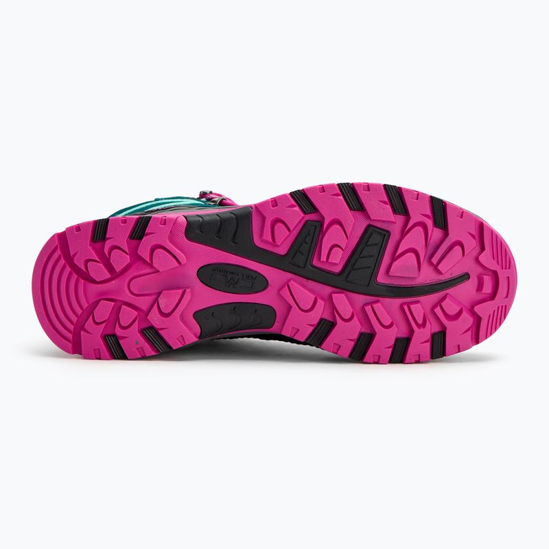 Scarponi da trekking junior CMP Rigel Mid lago / rosa fluo 4