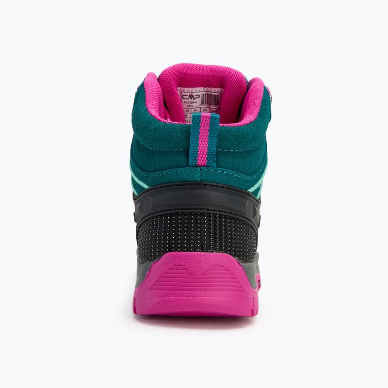 Scarponi da trekking junior CMP Rigel Mid lago / rosa fluo 6