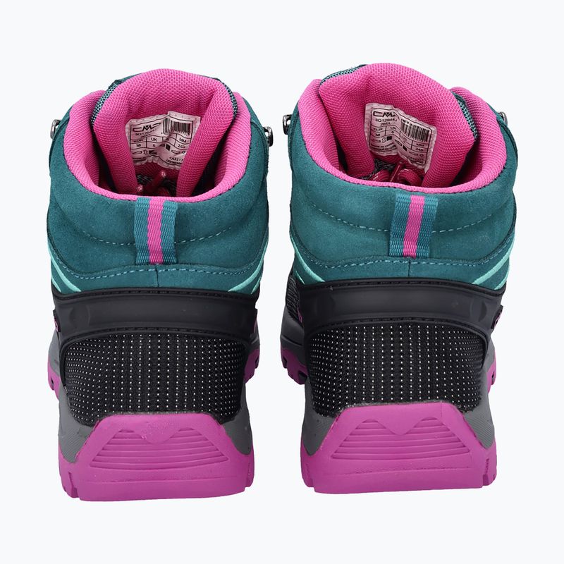 Scarponi da trekking junior CMP Rigel Mid lago / rosa fluo 12