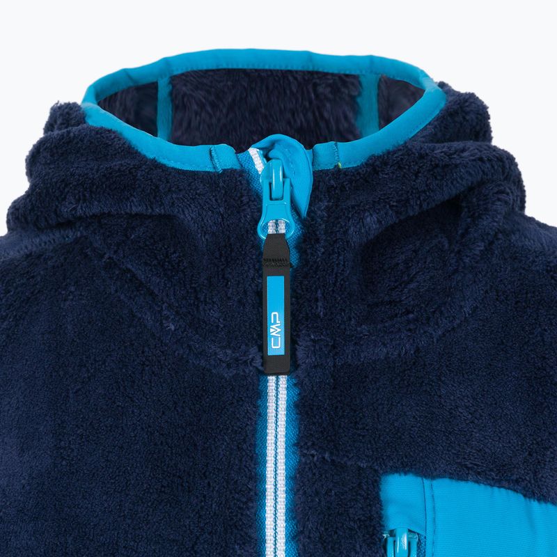 Felpa in pile da bambino CMP blu navy 31P1504/01NM 5