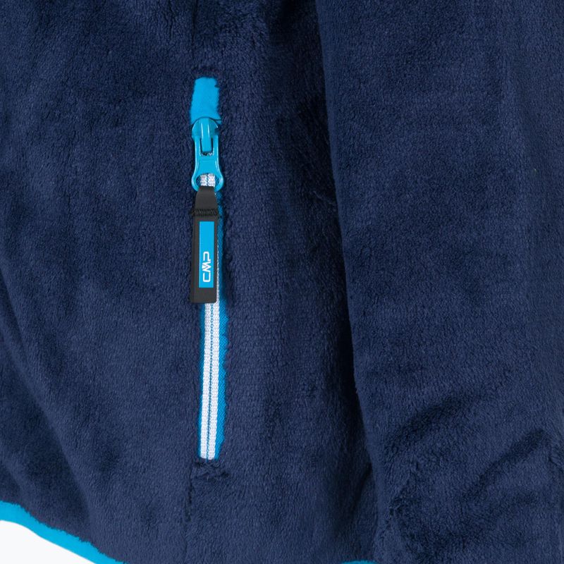 Felpa in pile da bambino CMP blu navy 31P1504/01NM 6