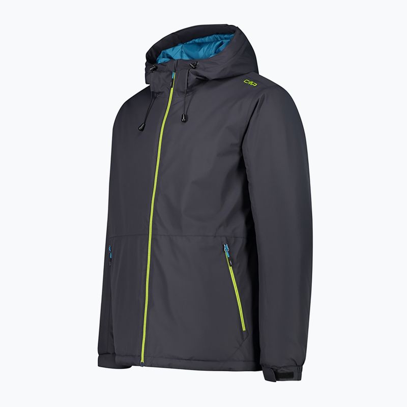 Giacca invernale da uomo CMP Fix Hood grigio scuro 32Z1847/U423 9
