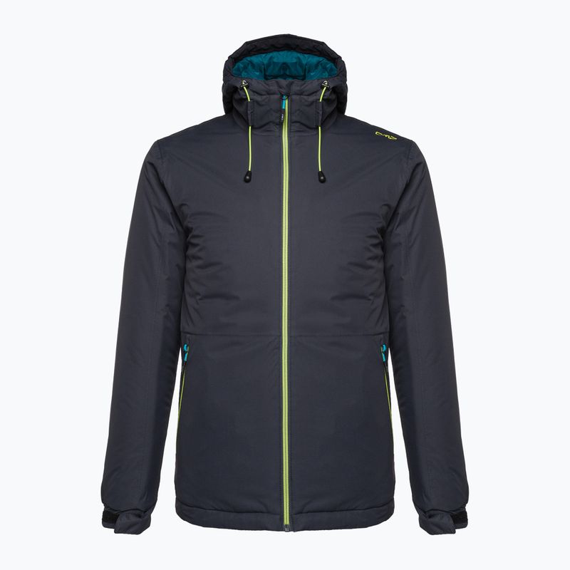 Giacca invernale da uomo CMP Fix Hood grigio scuro 32Z1847/U423