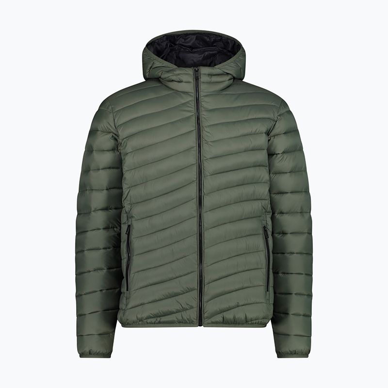 Piumino da uomo CMP Fix Hood verde 32K3147/E319