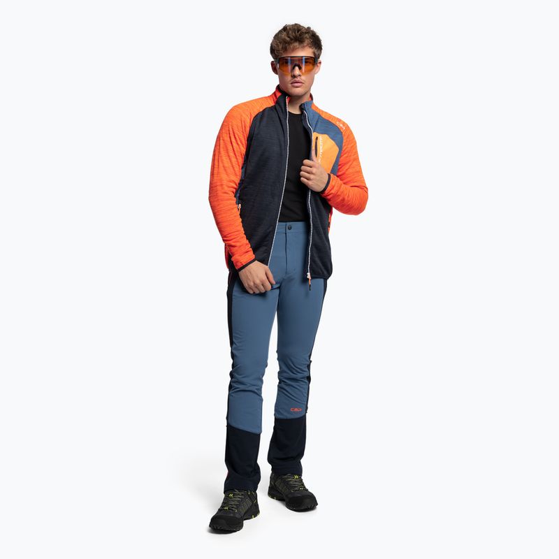 Felpa CMP uomo 32G2857 nero/blu 2