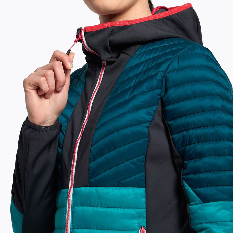 Giacca ibrida CMP da donna 32Z4206 laguna 6