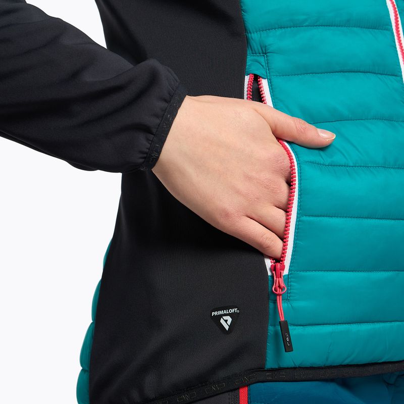 Giacca ibrida CMP da donna 32Z4206 laguna 7