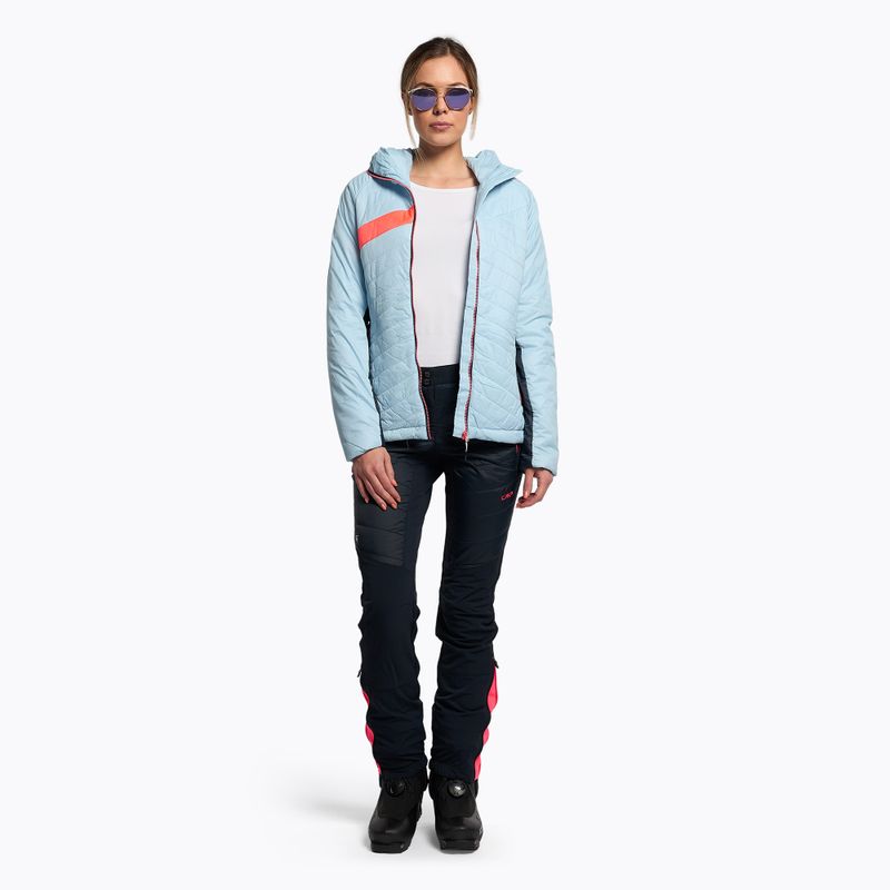Giacca ibrida CMP donna 32Z4236 blu cristallino 2