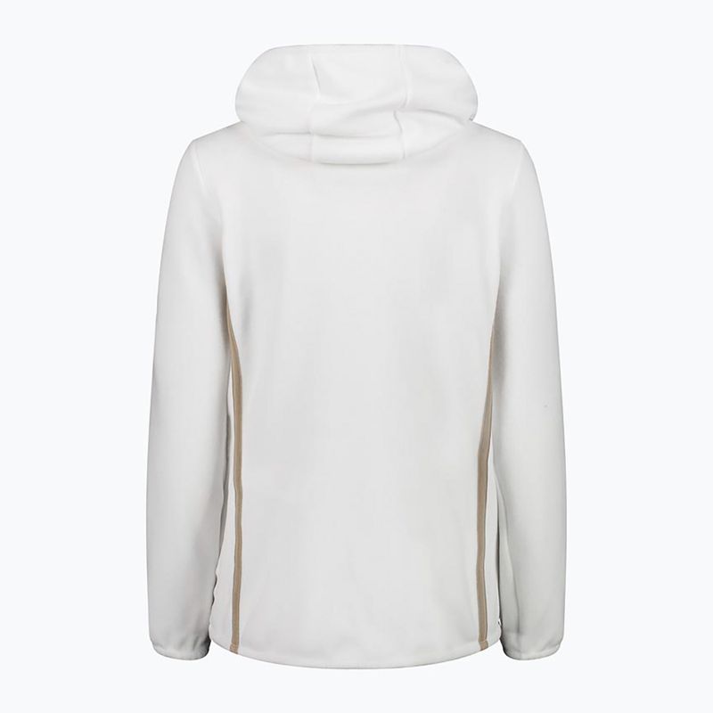 Felpa in pile con cappuccio CMP Fix Donna Bianco 32H0386/A001 2