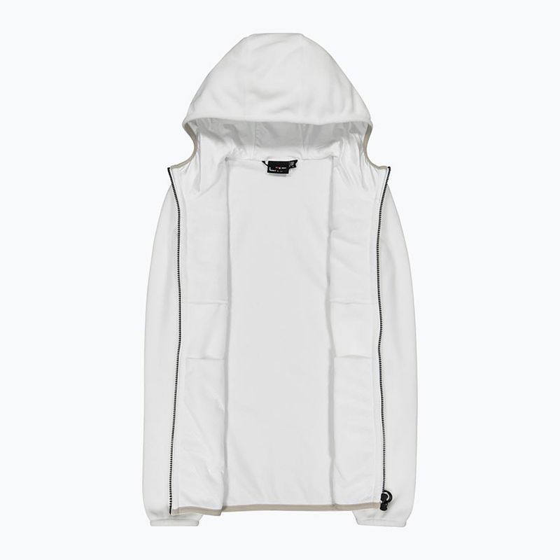 Felpa in pile con cappuccio CMP Fix Donna Bianco 32H0386/A001 3