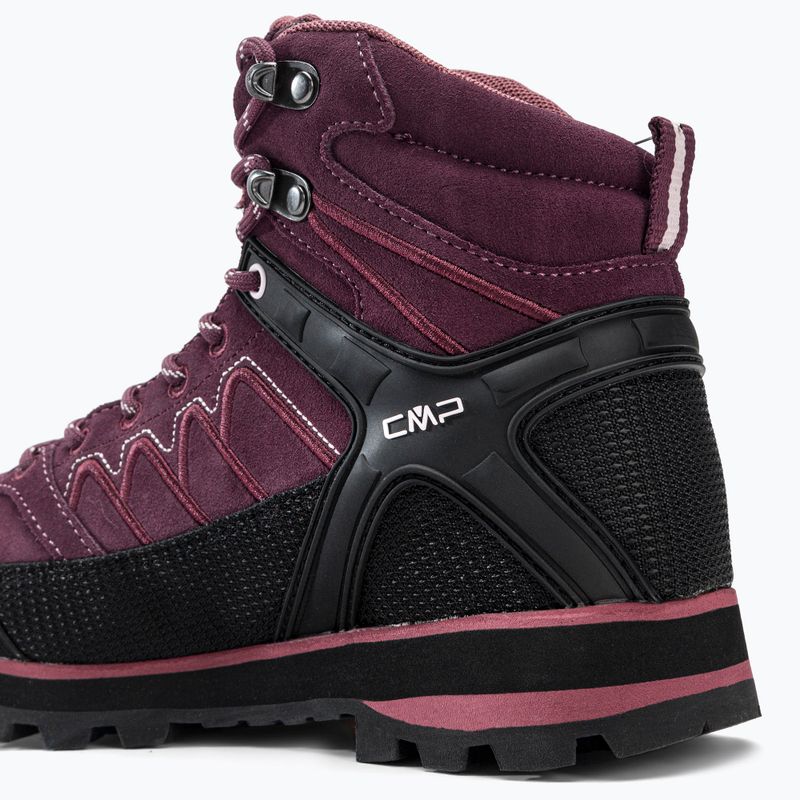 Stivali da trekking da donna CMP Moon Mid rosa 31Q4796 10