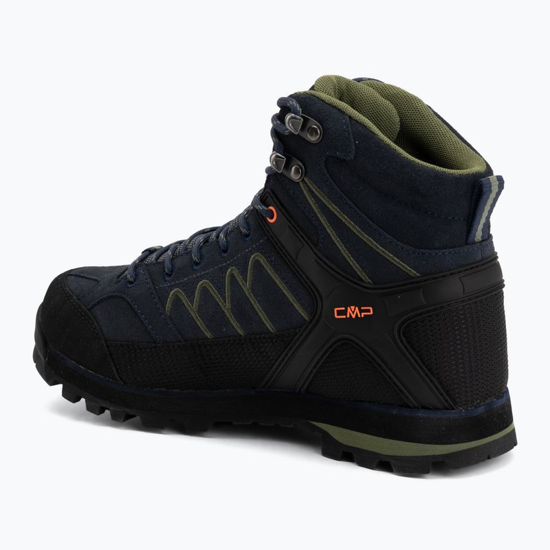 Scarpe da trekking uomo CMP Moon Mid Wp b.blue/torba 3