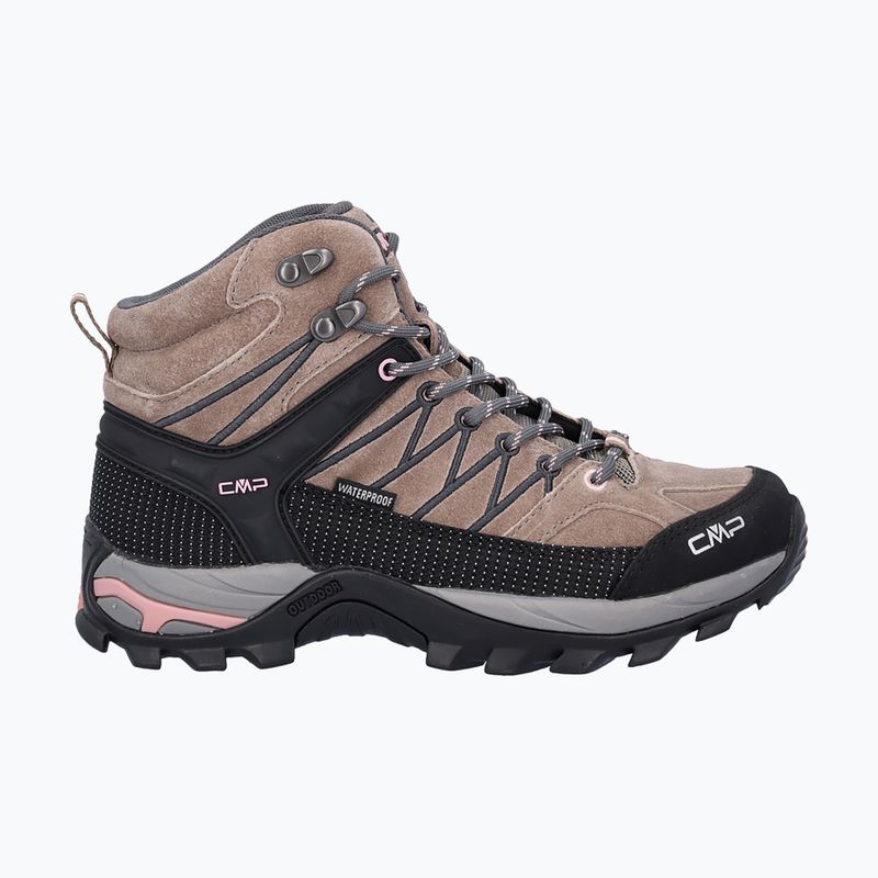 Stivali da trekking da donna CMP Rigel Mid Wp cenere 9