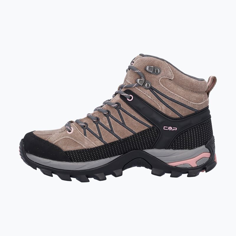 Stivali da trekking da donna CMP Rigel Mid Wp cenere 10