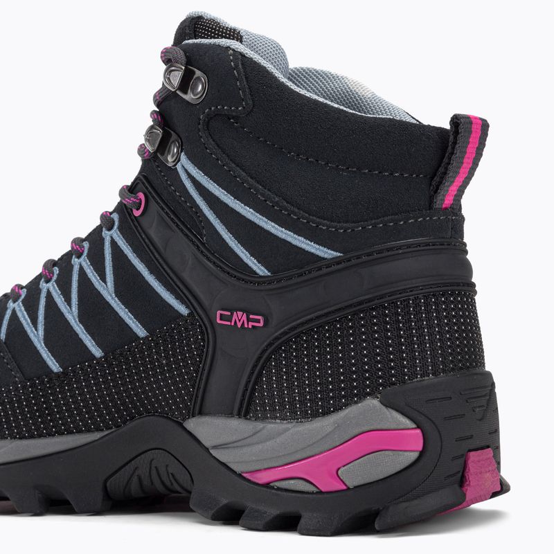 Scarpe da trekking donna CMP Rigel Mid Wp titanio/skyway 10