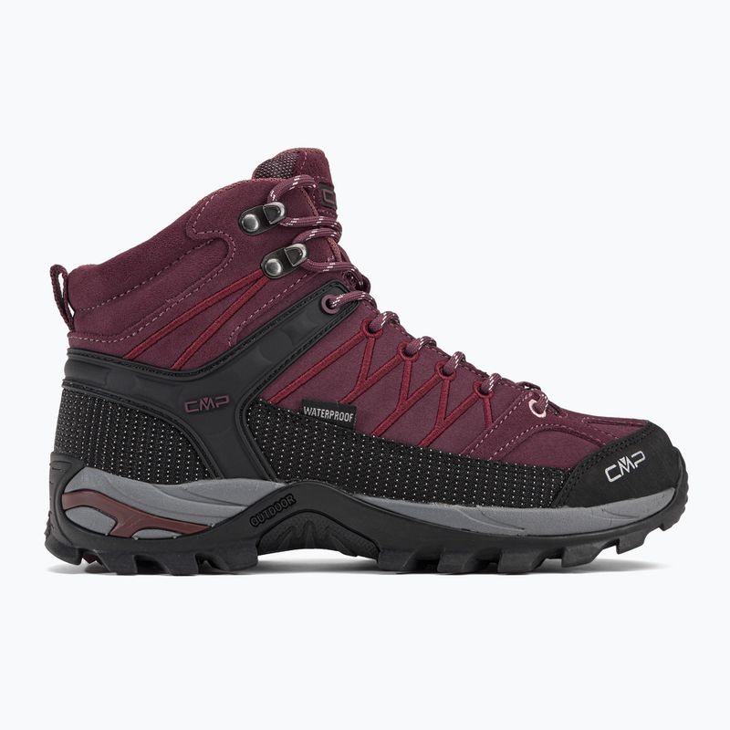 Scarpe da trekking donna CMP Rigel Mid Wp prugna 2