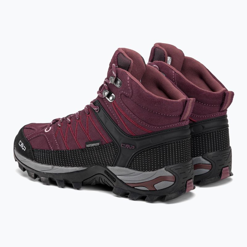 CMP stivali da trekking da donna Rigel Mid Wp maroon 3Q12946/H910 3