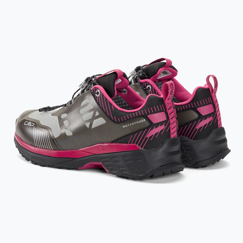 Stivali da trekking da donna CMP Pohlarys Low Wp grigio/sangria 3