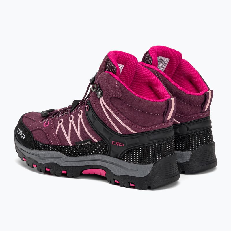 CMP stivali da trekking per bambini Rigel Mid Wp maroon 3Q12944/05HM 3