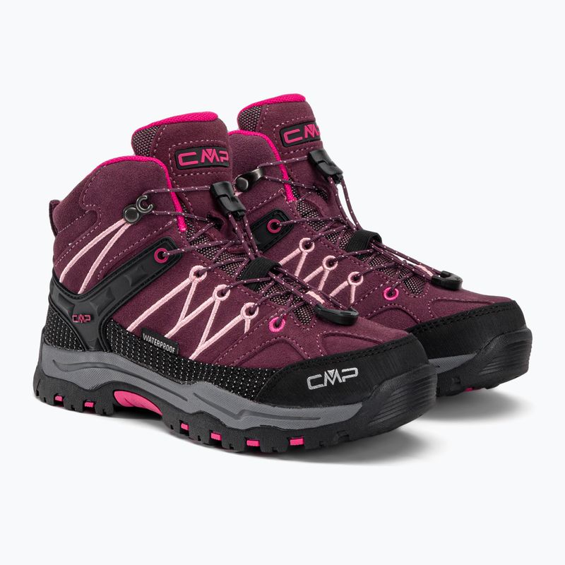 CMP stivali da trekking per bambini Rigel Mid Wp maroon 3Q12944/05HM 4