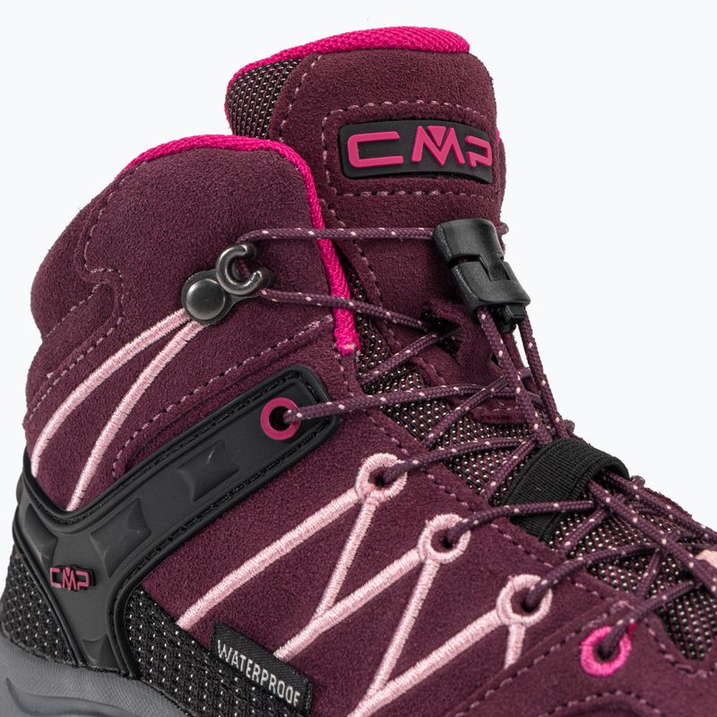 CMP stivali da trekking per bambini Rigel Mid Wp maroon 3Q12944/05HM 10