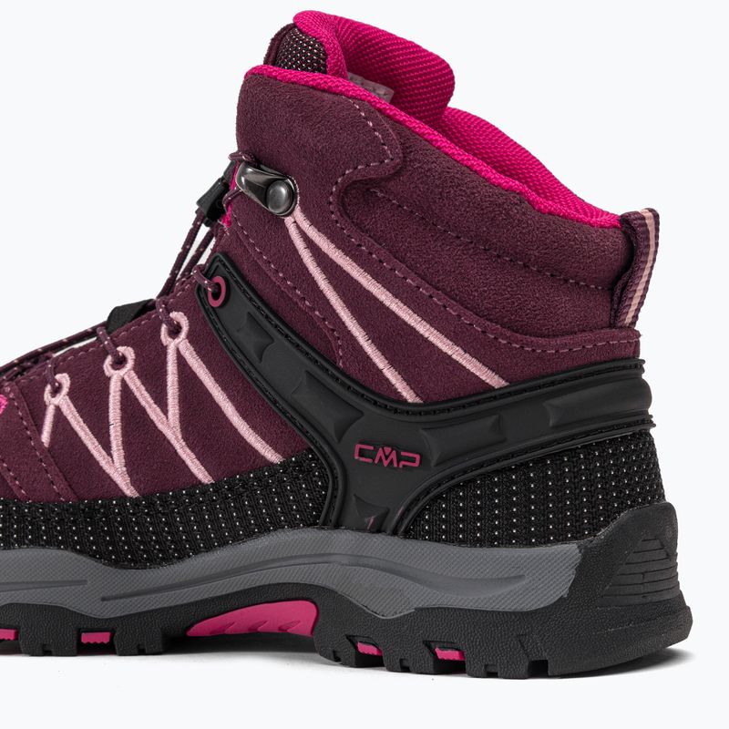 CMP stivali da trekking per bambini Rigel Mid Wp maroon 3Q12944/05HM 11