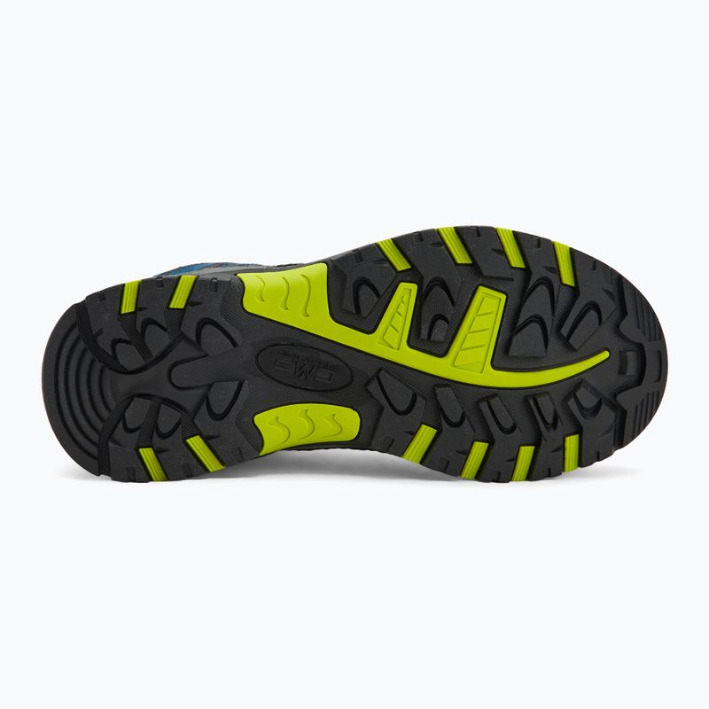 Stivali da trekking CMP Rigel Mid Wp deep lake/acido per bambini 4