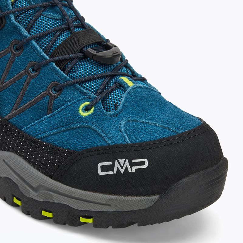 Stivali da trekking CMP Rigel Mid Wp deep lake/acido per bambini 7