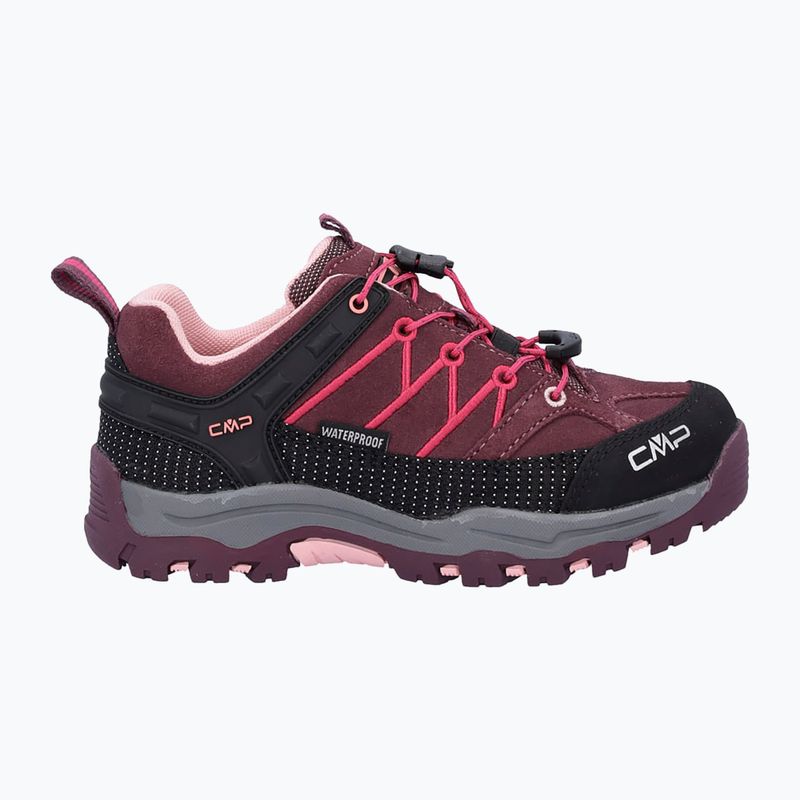 Scarpe da trekking per bambini CMP Rigel Low Wp plum/peach