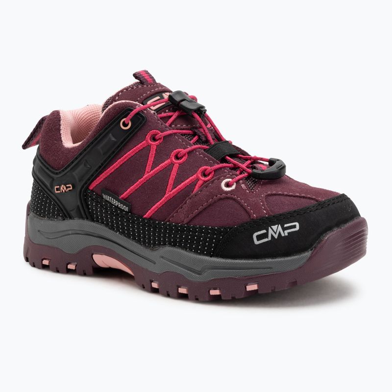 Scarpe da trekking per bambini CMP Rigel Low Wp plum/peach