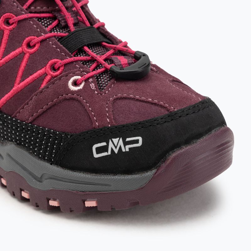 Scarpe da trekking per bambini CMP Rigel Low Wp plum/peach 7