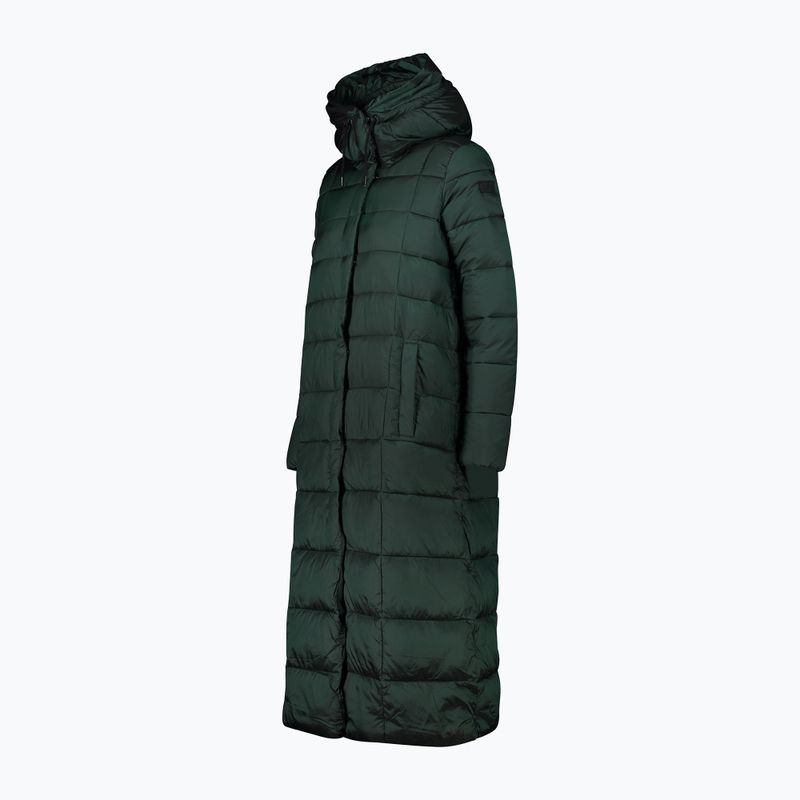 Cappotto CMP Donna Fix Piumino con cappuccio verde 32K3136 9