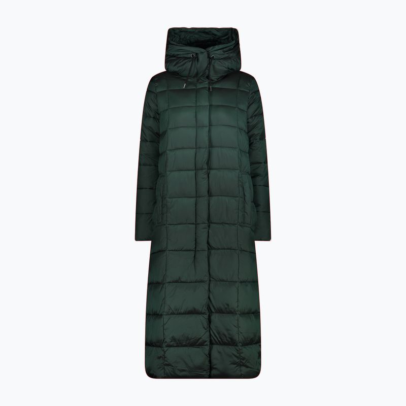 Cappotto CMP Donna Fix Piumino con cappuccio verde 32K3136 10