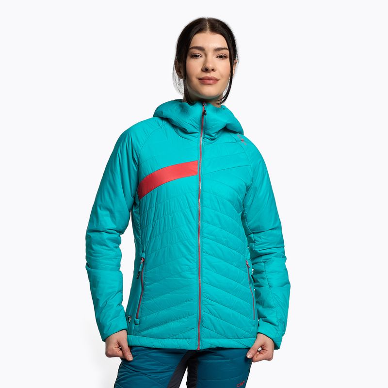 Giacca ibrida da donna CMP 32Z4236 lagoon