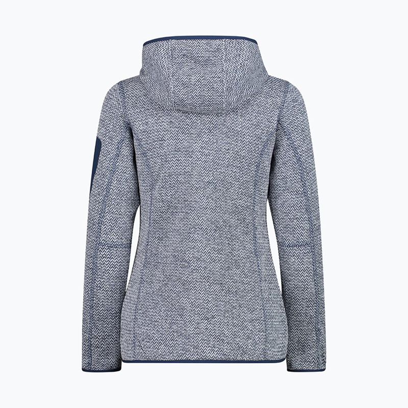 Felpa donna CMP in pile grigio 3H19826/02MM 9