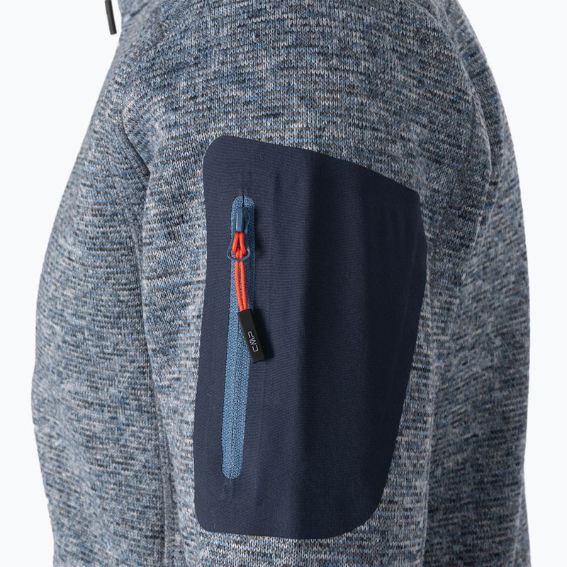 Felpa CMP uomo blu 3H60747N/05MM 4