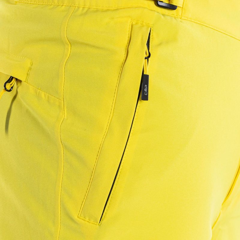 Pantaloni da sci CMP uomo giallo 3W17397N/R231 4