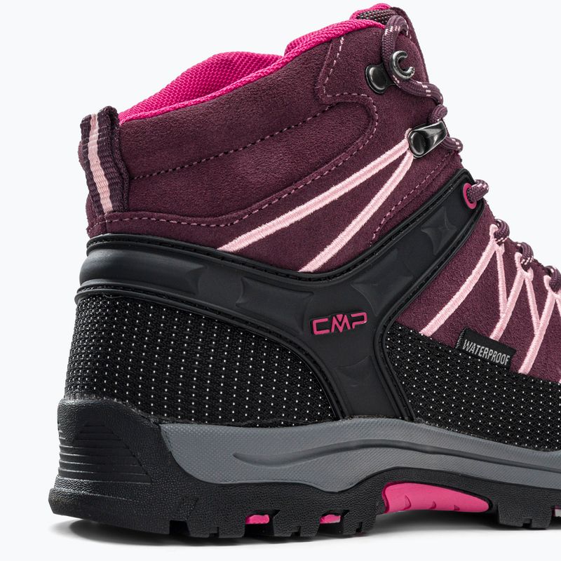 CMP Rigel Mid stivali da trekking per bambini maroon 3Q12944J 9