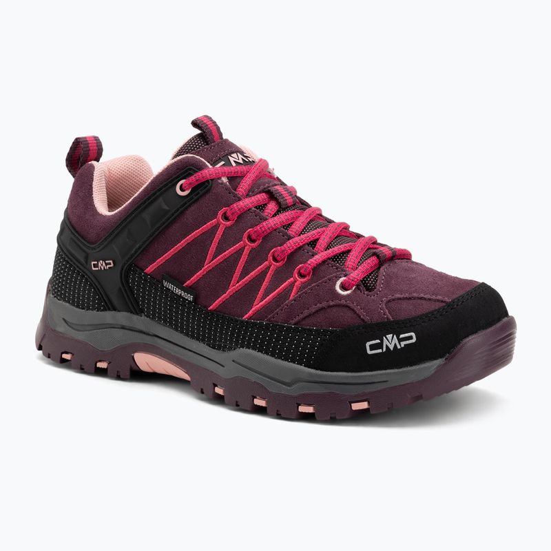 Scarpe da trekking junior CMP Rigel Low Wp plum/peach