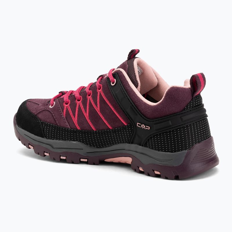 Scarpe da trekking junior CMP Rigel Low Wp plum/peach 3