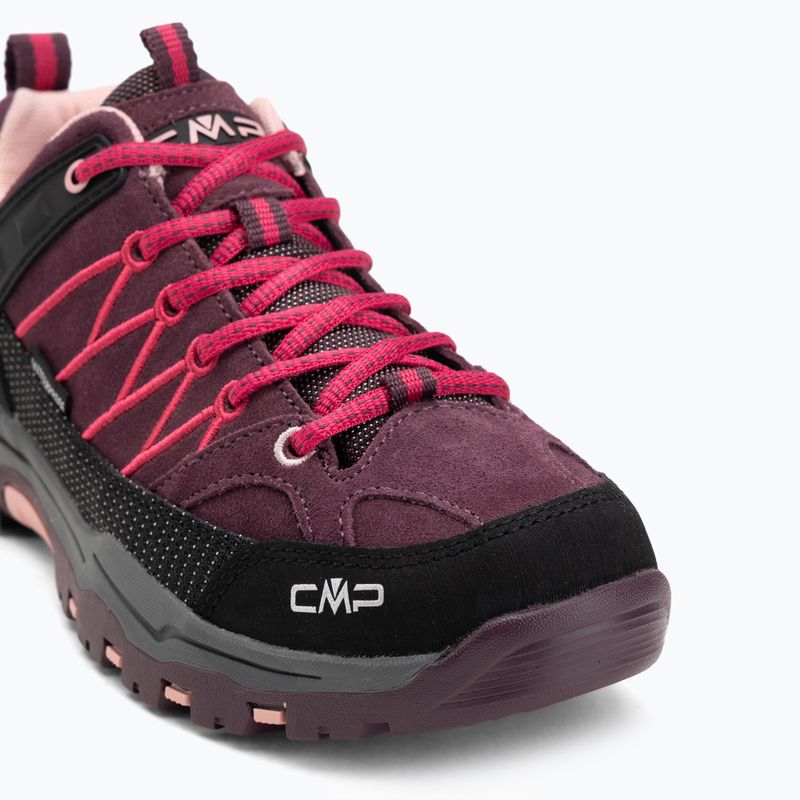 Scarpe da trekking junior CMP Rigel Low Wp plum/peach 7