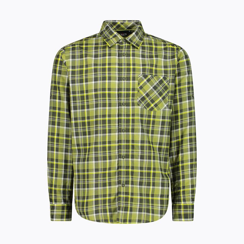 Camicia CMP verde da uomo 30T9927/52ZN