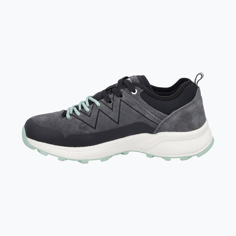 Stivali da trekking da donna CMP Kaleepso Low Wp grigio/menta 3